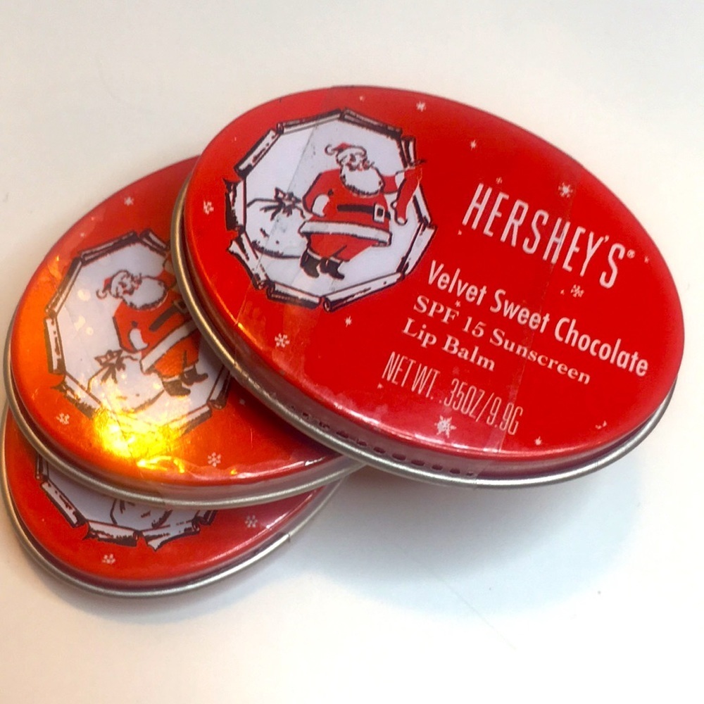 ON10 HERSEYS VELVET SWEET CHOCOLATE LIP BALM X3